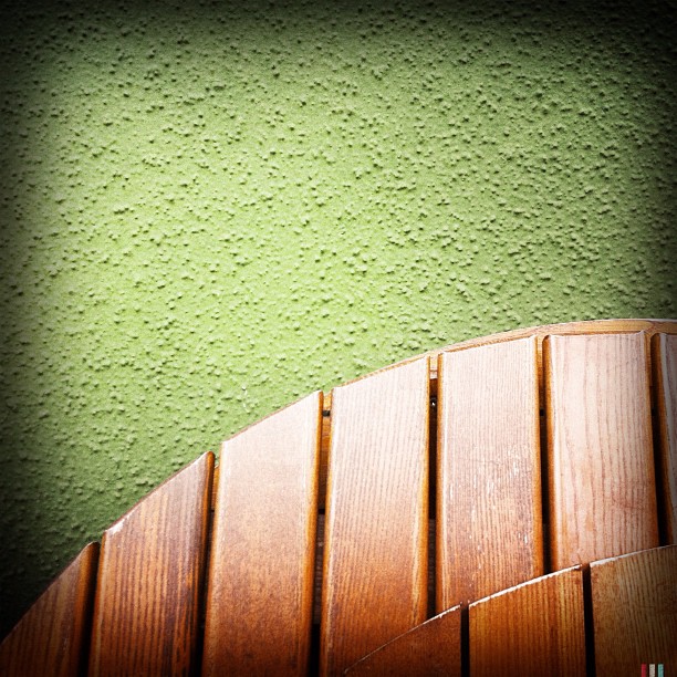 green and wood